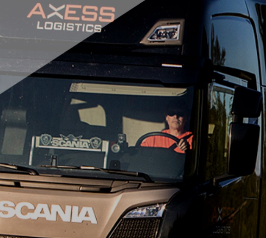 transport av bil Axess Logistics